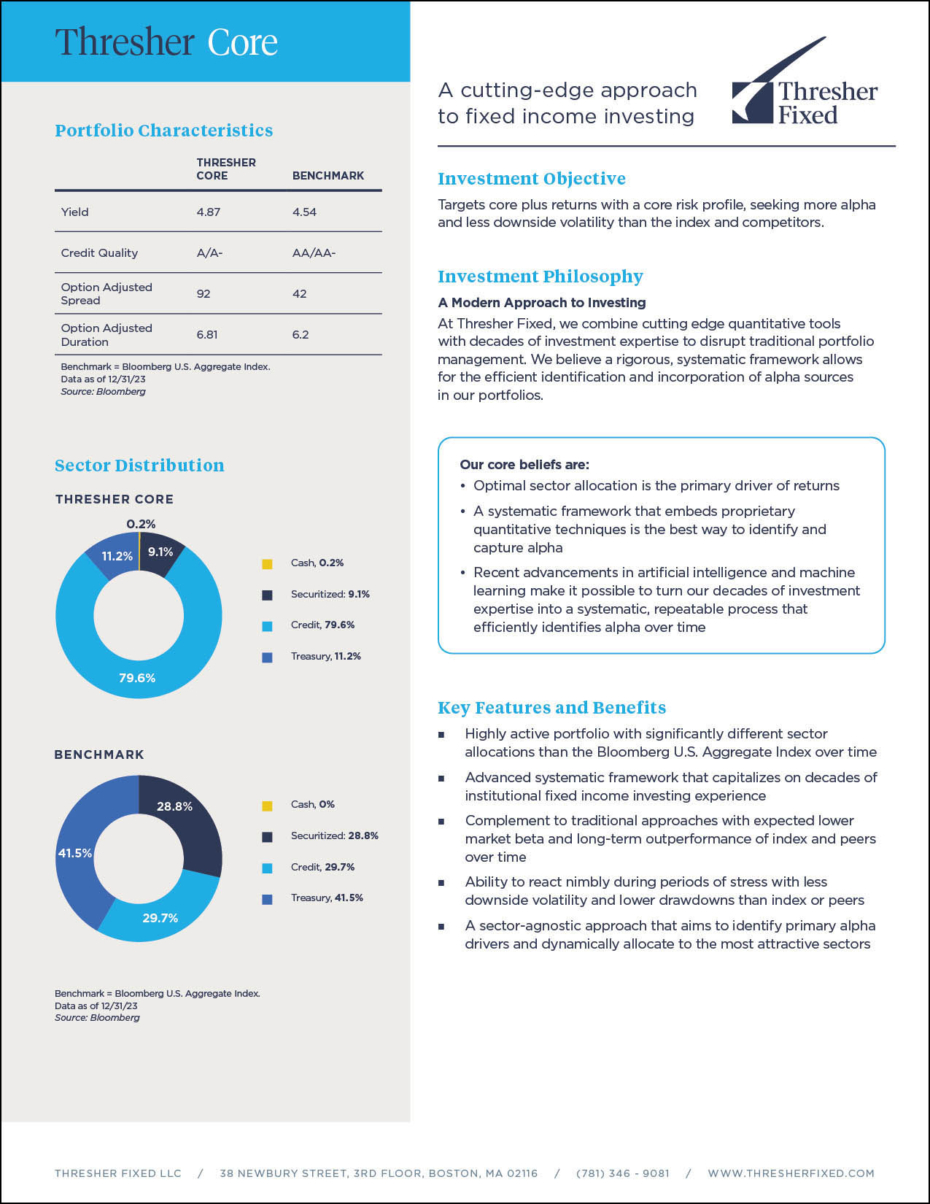 Thresher Core Fact Sheet-Page 1