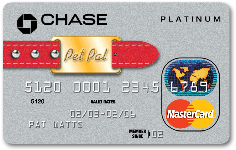 Chase MyPet Card with Collar